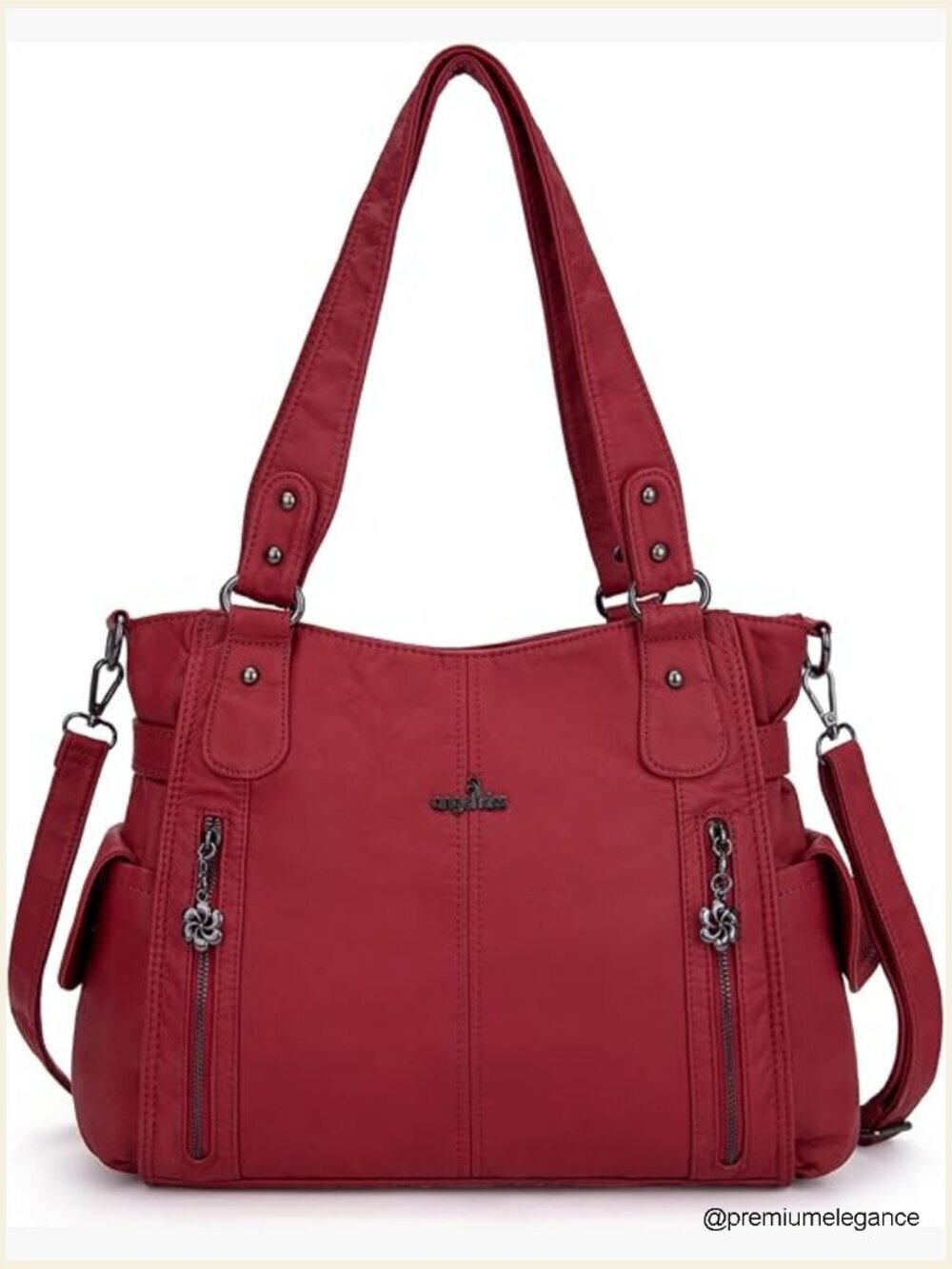 Top-Handle Hobo Purse Roomy Casual Shoulder Bag Tote Satchel